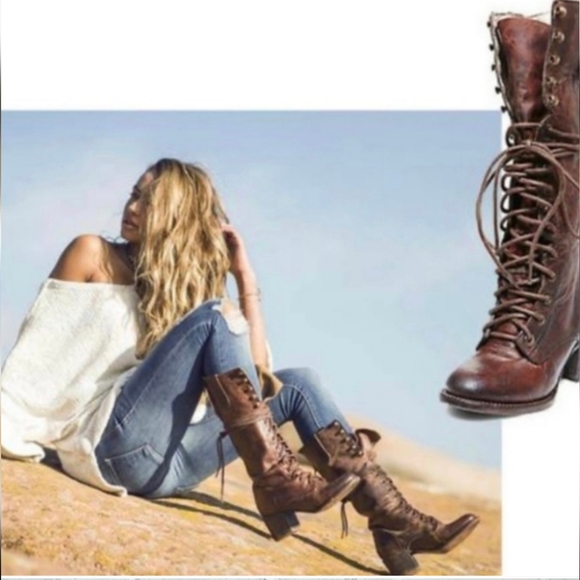 FreeBird Vntg GRANY Old Style Victorian Lace Boots size 8 - Picture 2 of 16